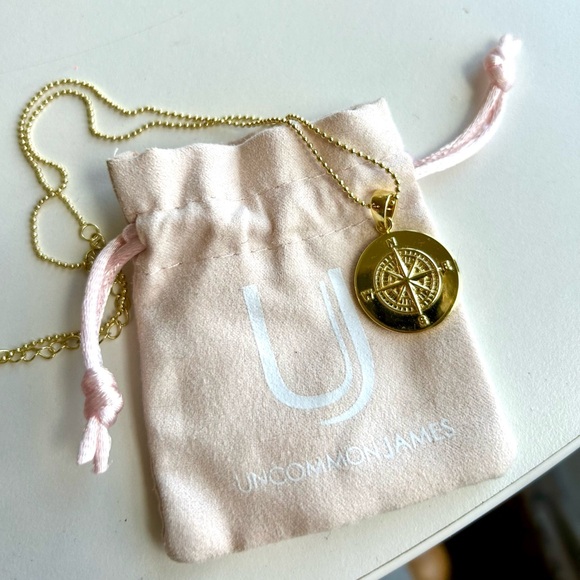Brand New Uncommon James Compass necklace, Gold - Picture 1 of 4